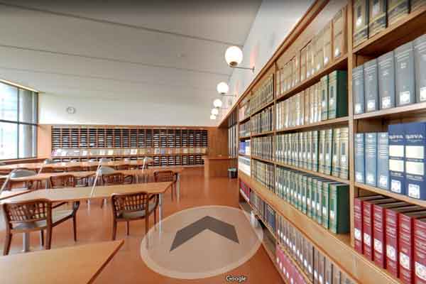 esempio tour virtuale google Biblioteca